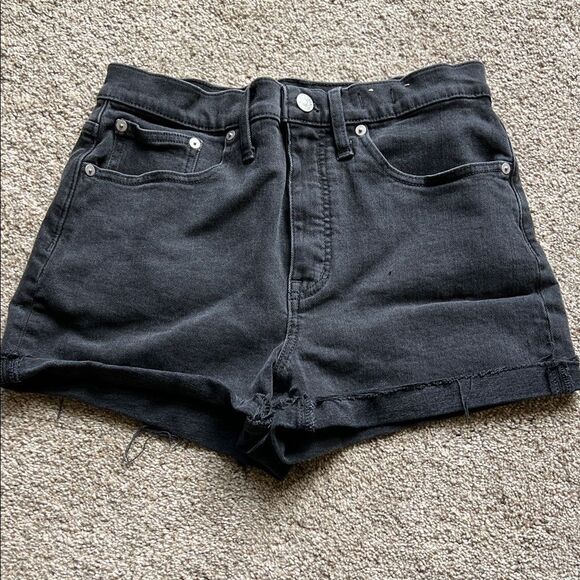 Madewell Pants - Madewell Black Jean Shorts